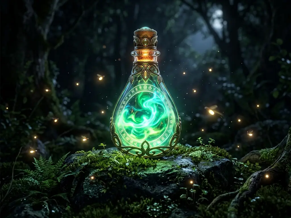 Glowing Luma-Drop Vial